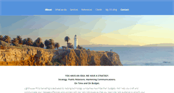 Desktop Screenshot of lighthouseprmarketing.com